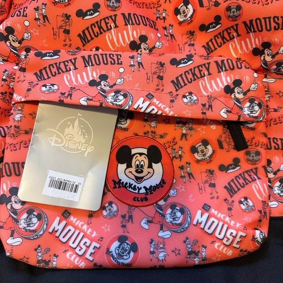 Disney Retro/Vintage Mickey Mouse Club Backpack. NWT - Picture 7 of 7